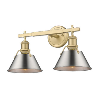 Orwell Two Light Bath Vanity (3306-BA2 BCB-PW)
