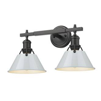 Orwell Two Light Bath Vanity (3306-BA2 BLK-DB)