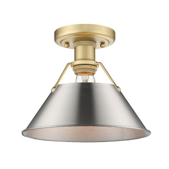 Orwell One Light Flush Mount (3306-FM BCB-PW)