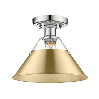 Orwell One Light Flush Mount (3306-FM CH-BCB)