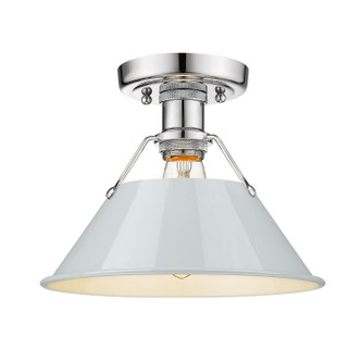 Orwell One Light Flush Mount (3306-FM CH-DB)