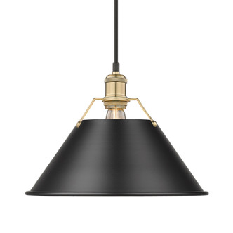 Orwell One Light Pendant (3306-L BCB-BLK)