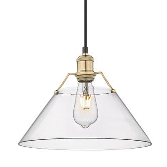 Orwell One Light Pendant (3306-L BCB-CLR)