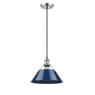 Orwell One Light Pendant (3306-L PW-NVY)