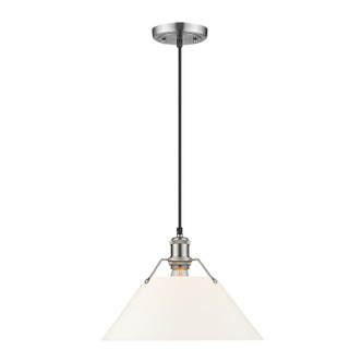 Golden - 3306-L PW-OP - One Light Pendant - Orwell - Pewter