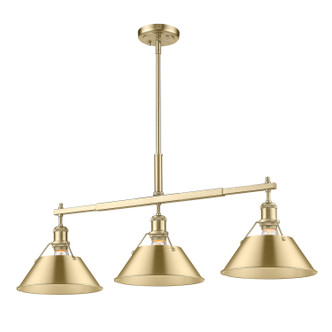 Orwell Three Light Linear Pendant (3306-LP BCB-BCB)
