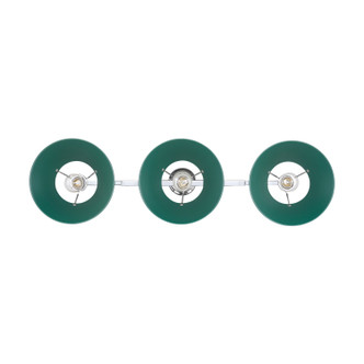 Orwell Three Light Linear Pendant (3306-LP CH-GN)