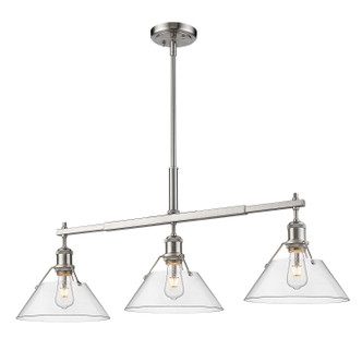 Orwell Three Light Linear Pendant (3306-LP PW-CLR)