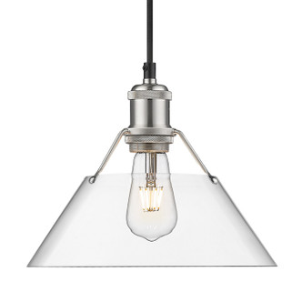 Orwell One Light Pendant (3306-M PW-CLR)