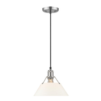 Golden - 3306-M PW-OP - One Light Pendant - Orwell - Pewter