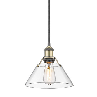 Orwell One Light Mini Pendant (3306-S AB-CLR)