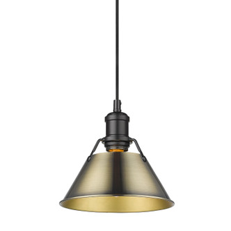 Orwell One Light Mini Pendant (3306-S BLK-AB)