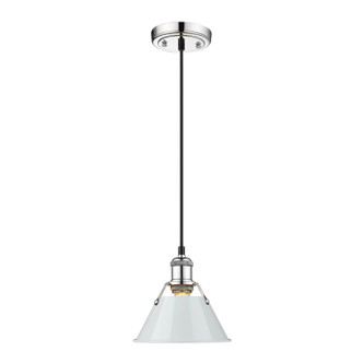 Golden - 3306-S CH-DB - One Light Mini Pendant - Orwell - Chrome