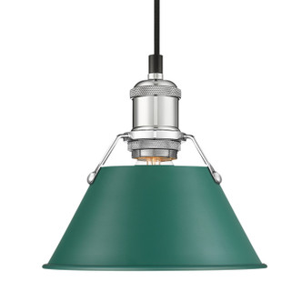 Golden - 3306-S CH-GN - One Light Pendant - Orwell - Chrome