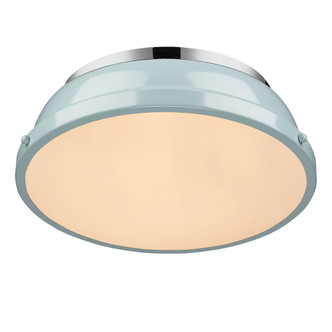 Duncan Two Light Flush Mount (3602-14 CH-SF)