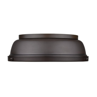 Duncan Two Light Flush Mount (3602-14 RBZ-RBZ)