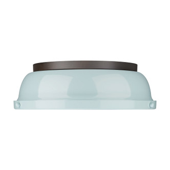 Duncan Two Light Flush Mount (3602-14 RBZ-SF)