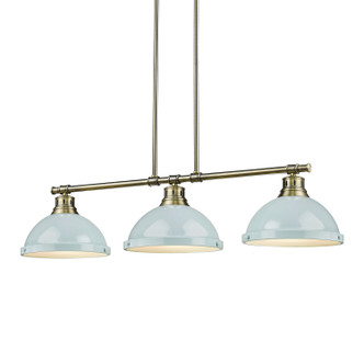 Duncan Three Light Linear Pendant (3602-3LP AB-SF)