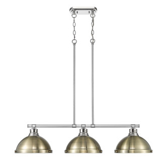Duncan Three Light Linear Pendant (3602-3LP CH-AB)