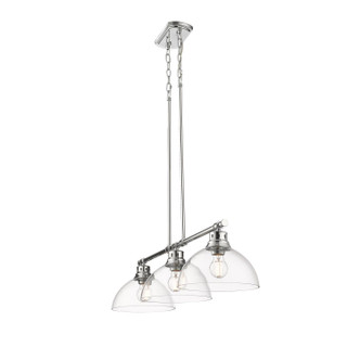Duncan Three Light Linear Pendant (3602-3LP CH-CLR)