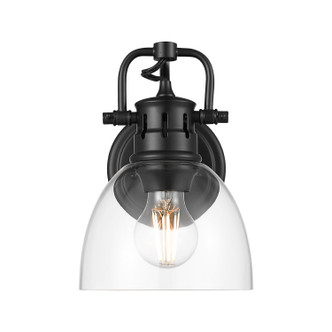 Duncan One Light Vanity (3602-BA1 BLK-CLR)