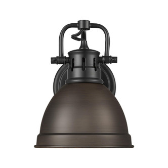 Duncan One Light Vanity (3602-BA1 BLK-RBZ)