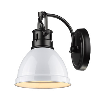 Duncan One Light Bath Vanity (3602-BA1 BLK-WH)