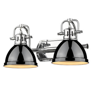 Duncan Two Light Bath Vanity (3602-BA2 CH-BK)