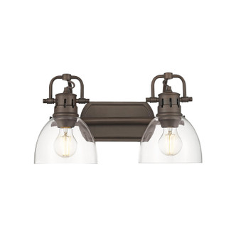 Duncan Two Light Vanity (3602-BA2 RBZ-CLR)