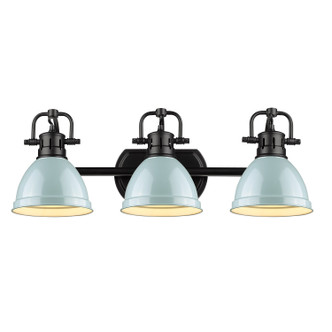 Duncan Three Light Bath Vanity (3602-BA3 BLK-SF)