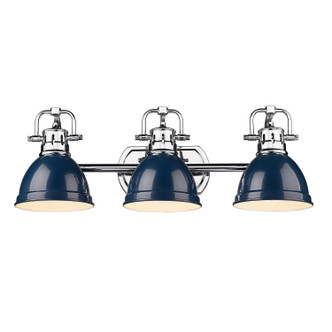 Duncan BCB Three Light Bath Vanity (3602-BA3 CH-NVY)