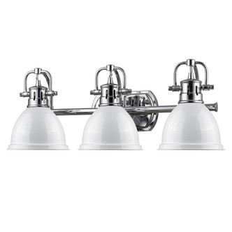 Duncan BCB Three Light Bath Vanity (3602-BA3 CH-WH)