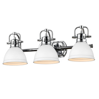 Duncan BCB Three Light Bath Vanity (3602-BA3 CH-WHT)