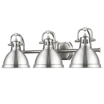 Duncan Three Light Bath Vanity (3602-BA3 PW-PW)