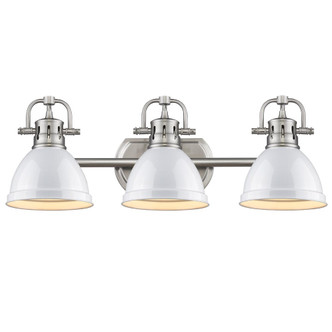 Duncan Three Light Bath Vanity (3602-BA3 PW-WH)