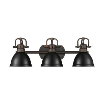 Duncan Three Light Vanity (3602-BA3 RBZ-BLK)
