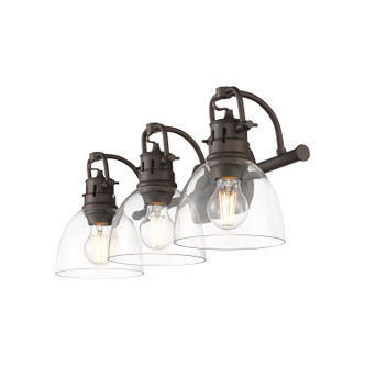Duncan Three Light Vanity (3602-BA3 RBZ-CLR)