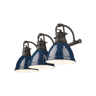 Duncan BCB Three Light Vanity (3602-BA3 RBZ-NVY)