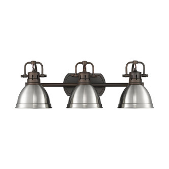 Duncan BCB Three Light Vanity (3602-BA3 RBZ-PW)