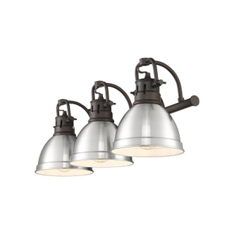 Duncan BCB Three Light Vanity (3602-BA3 RBZ-PW)