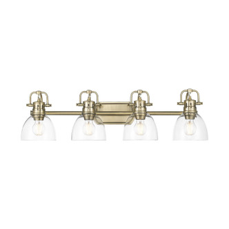 Duncan Four Light Vanity (3602-BA4 AB-CLR)