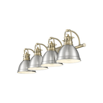 Duncan Four Light Vanity (3602-BA4 AB-PW)