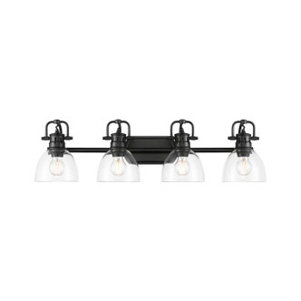 Duncan Four Light Vanity (3602-BA4 BLK-CLR)