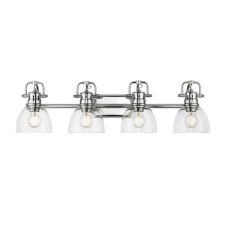 Duncan Four Light Vanity (3602-BA4 CH-CLR)
