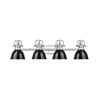 Duncan Four Light Vanity (3602-BA4 PW-BK)