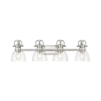 Duncan Four Light Vanity (3602-BA4 PW-CLR)