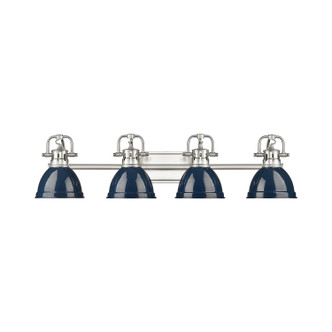 Duncan Four Light Vanity (3602-BA4 PW-NVY)