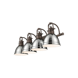 Duncan Four Light Vanity (3602-BA4 RBZ-CH)