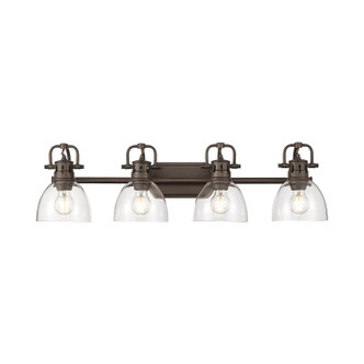 Duncan Four Light Vanity (3602-BA4 RBZ-CLR)