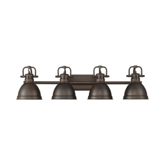 Duncan Four Light Vanity (3602-BA4 RBZ-RBZ)
